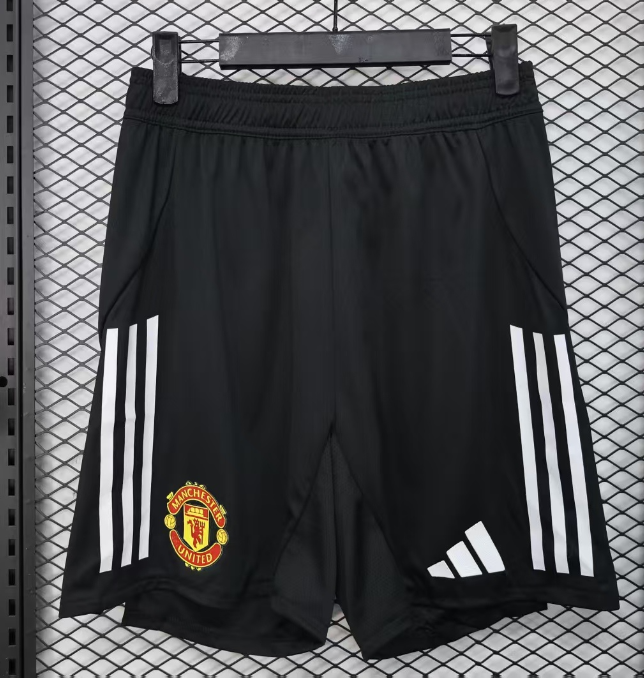 2025-26  Mens Manchester United black Player version  Shorts Pants