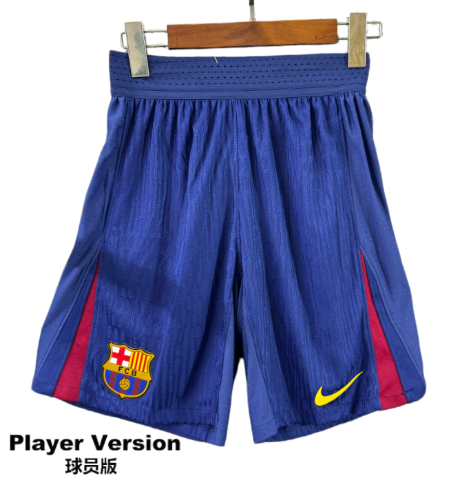 2025-26 Mens Barcelona player home blue  Shorts Pants