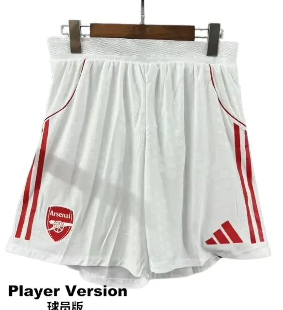 2025-26 Arsenal home player white Shorts Pants
