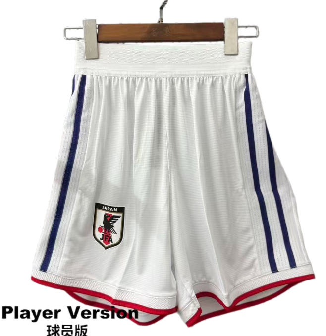 2025-26 Mens Japan white home player Shorts Pants