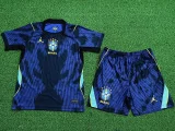2026-27 Kids Brazil Away Player Version Soccer Jersey