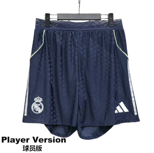 2025-26 Real Madrid  Player away  Shorts Pants