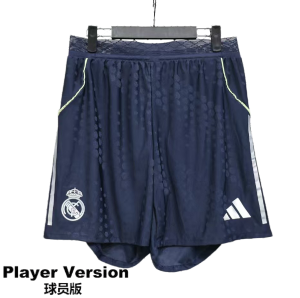 2025-26 Real Madrid  Player away  Shorts Pants