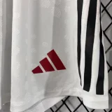 2025-26 Mens Manchester United player home white Shorts Pants