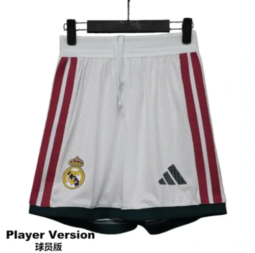 2026-27 Mens Real Madrid home player Shorts Pants