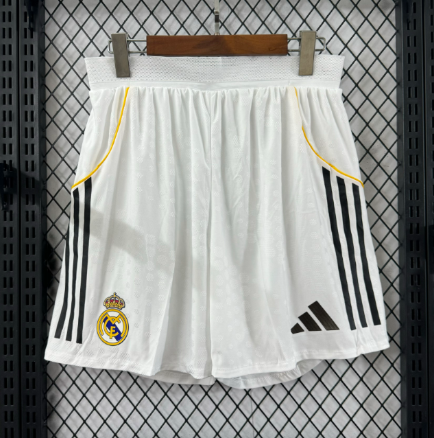 2025-26 Real Madrid Player home Shorts Pants