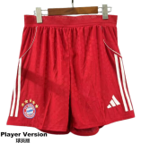 2025-26 Bayern Munich player home Shorts  Pants