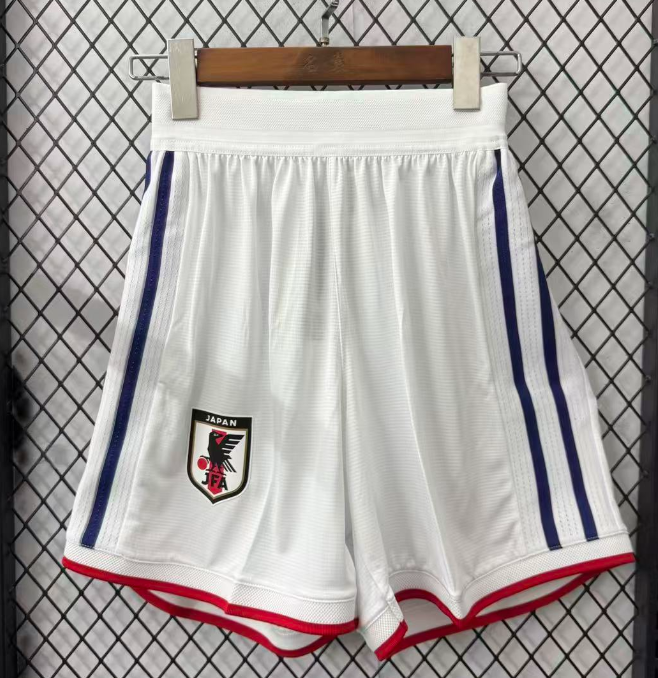 2025-26 Mens Japan white home player Shorts Pants