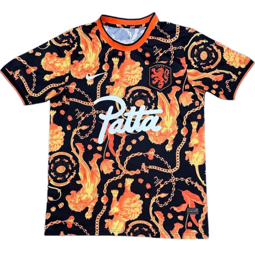 2026-27 Netherlands Orange Black Joint Edition soccer jersey