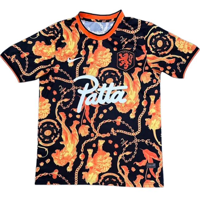 2026-27 Netherlands Orange Black Joint Edition soccer jersey