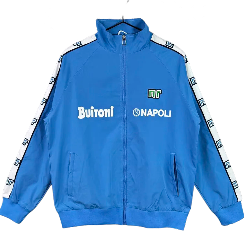 1987-1988 Napoli Buitoni Blue Retro Windbreaker