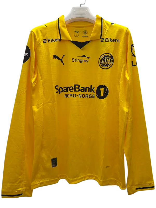 2026-27 FK Bodø/Glimt Home Long Sleeve Soccer Jersey