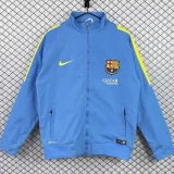 2015-2016  Barcelona Blue Retro Windbreaker