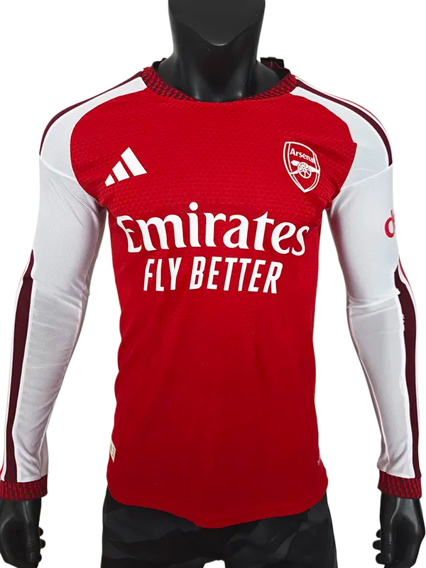 2026-27  Arsenal Home Long Sleeve Player Version Soccer Jersey