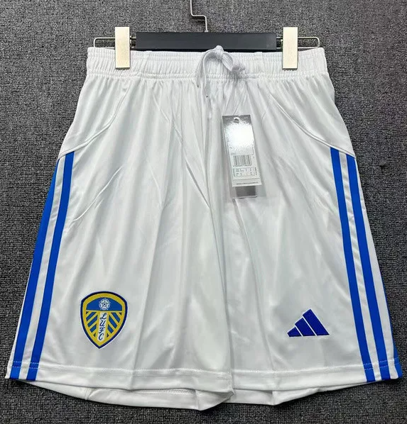 2025-26  Leeds United white home  Shorts Pants
