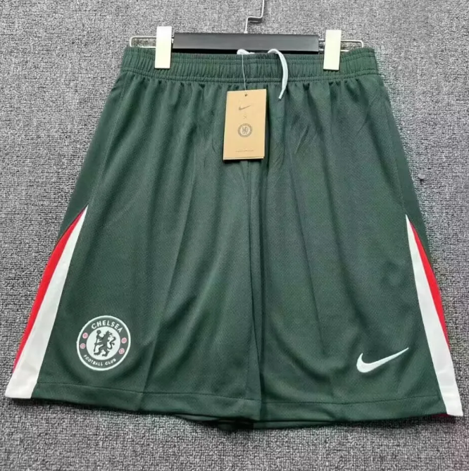 2025-26 Mens Chelsea away green Shorts Pants