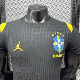 2026-27 Brazil Black Player Version Soccer Jersey