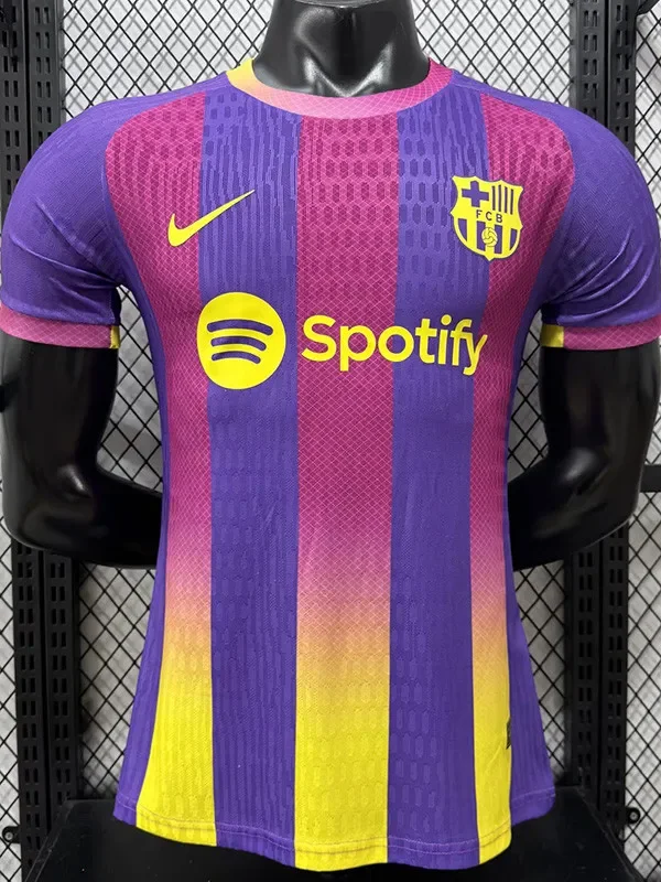 2025-26  Barcelona Purple Pink Special Edition Player Version Soccer Jersey