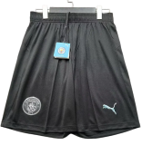2025-26 Mens Manchester City away black Shorts Pants