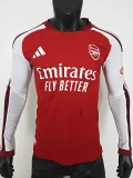 2026-27  Arsenal Home Long Sleeve Player Version Soccer Jersey