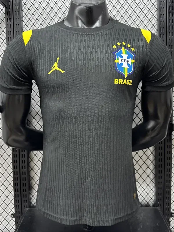 2026-27 Brazil Black Player Version Soccer Jersey