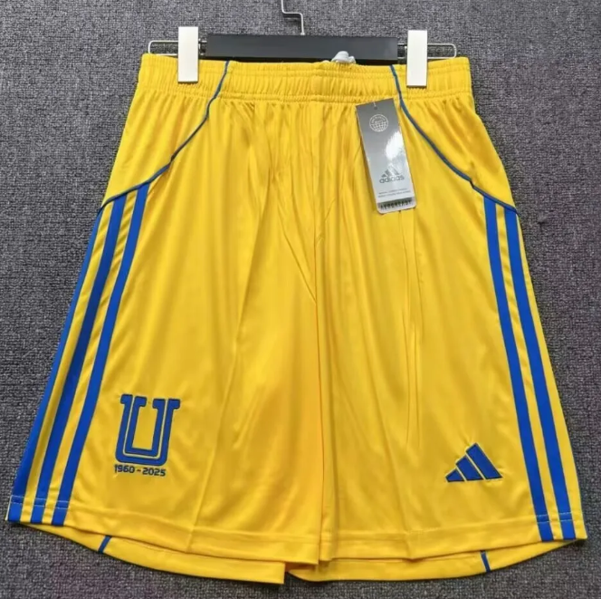 2025-26 Tigres UANL  home yellow  Shorts Pants