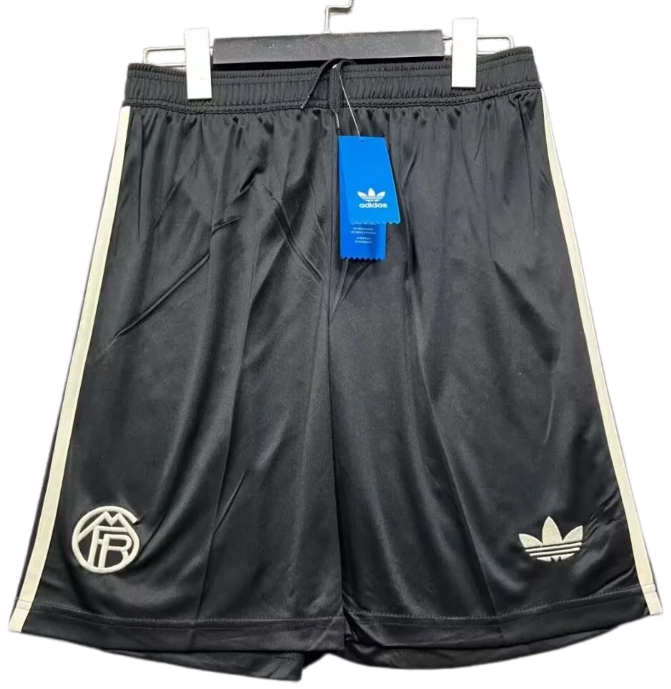 2025-26 Mens Bayern Munich black  third away Shorts Pants