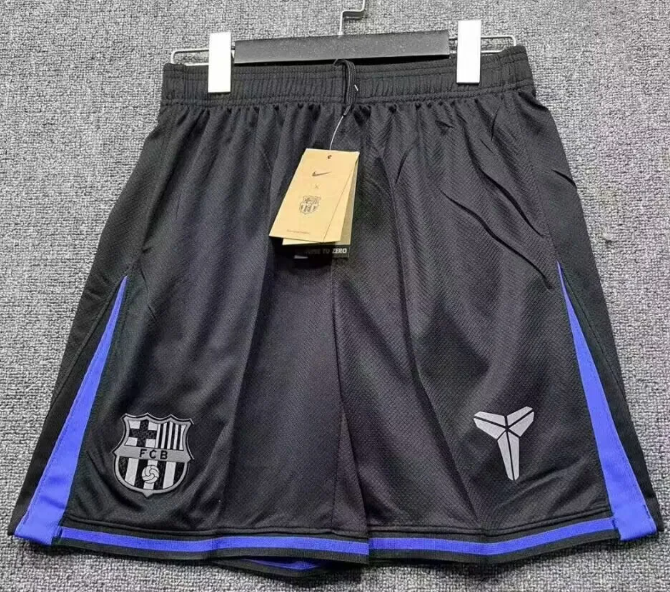 2025-26 Mens Barcelona away black Shorts Pants