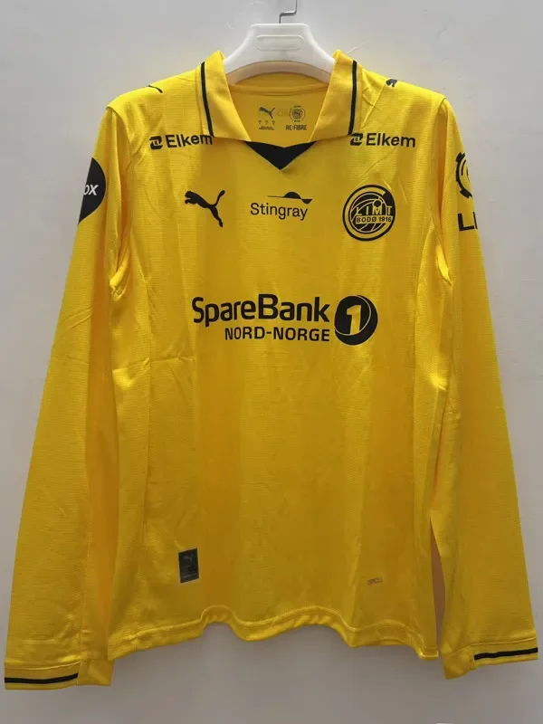 2026-27 FK Bodø/Glimt Home Long Sleeve Soccer Jersey