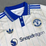 2026-27 Mens Manchester United White Polo Fans Soccer Jersey