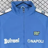 1987-1988 Napoli Buitoni Blue Retro Windbreaker