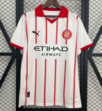 2025-26 Mens Girona home white soccer Jersey