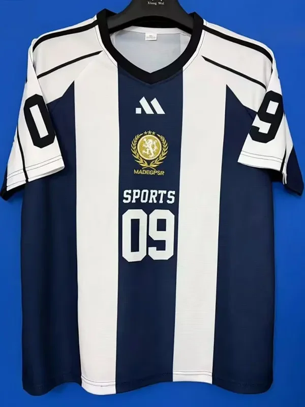 09 Sports Casual Edition Royal Blue White Training Shirts