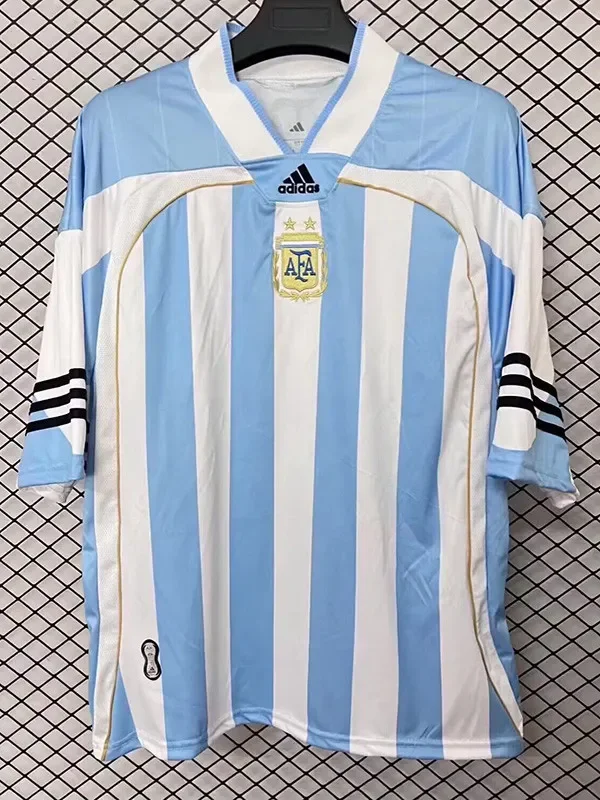 2026 Argentina Bringback Collection Blue White Retro Soccer Jersey