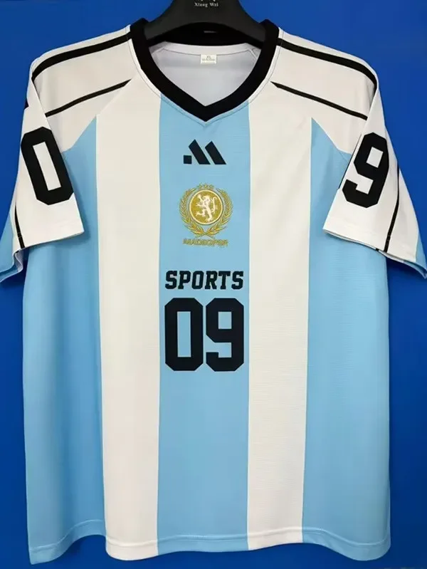 09 Sports Casual Edition Blue White Training Shirts