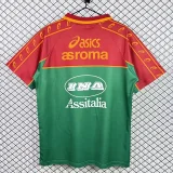 1995-1996 Roma Red Gren Retro soccer jersey