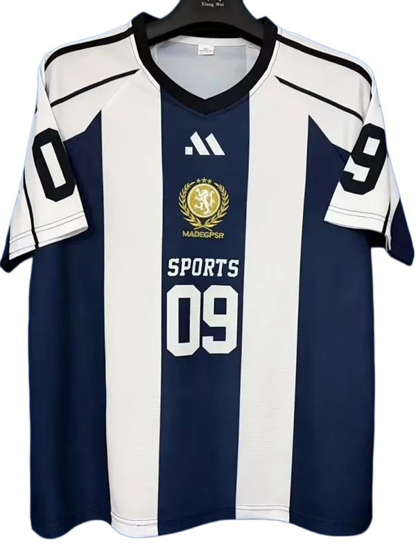 09 Sports Casual Edition Royal Blue White Training Shirts