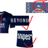 2025-26 Mens PSG Home  Player Version Soccer Jersey