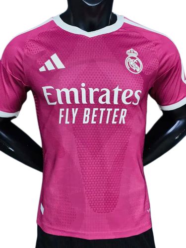 2026-27  Real Madrid  Purple Pink Player Version Soccer Jersey