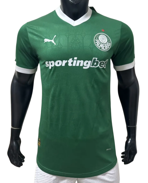 2025-26Mens Palmeiras Home Player Version Soccer Jersey