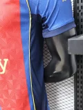 2025-26 Barcelona Red Blue Special Edition Player Version soccer jersey