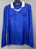 2025-26 Bielefeld Blue 100th Anniversary Long Sleeve Soccer Jersey