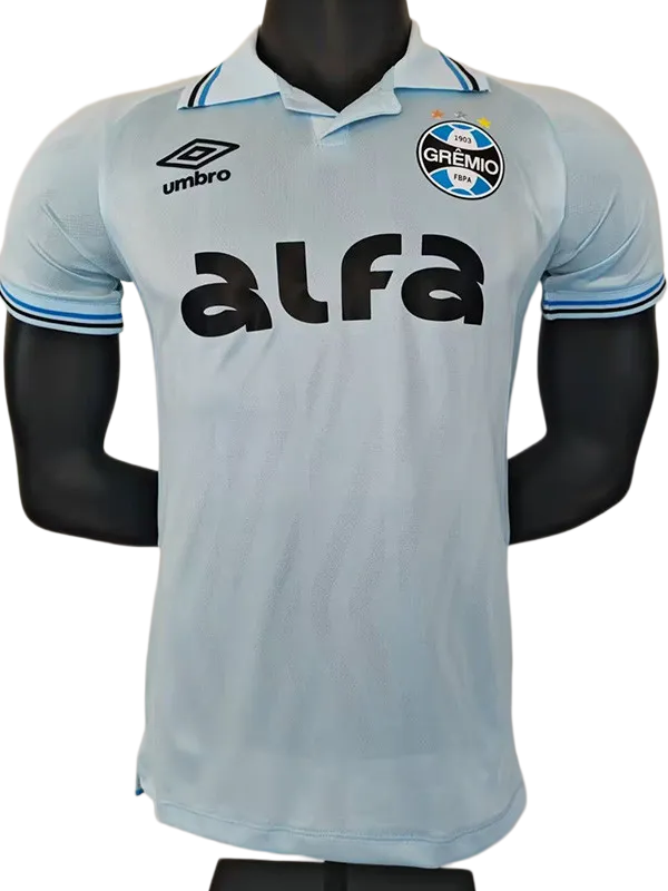 2025-26 Men’s  Gremio white away  Player version Soccer Jersey