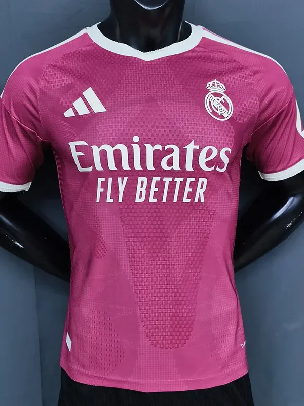 2026-27  Real Madrid  Purple Pink Player Version Soccer Jersey