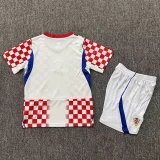 2026-27 Kids Croatia Home  Soccer Jersey