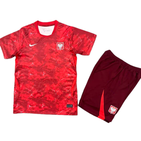 2026-27 Kids Poland away Soccer Jersey