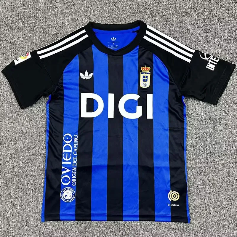 2025-26 Real Oviedo Blue Special Edition Fans Soccer Jersey
