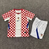 2026-27 Kids Croatia Home  Soccer Jersey