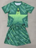2026-27 Kids France Green Goalkeeper Soccer Jersey