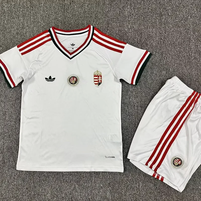 2026-27 Kids Hungary Away  Soccer Jersey